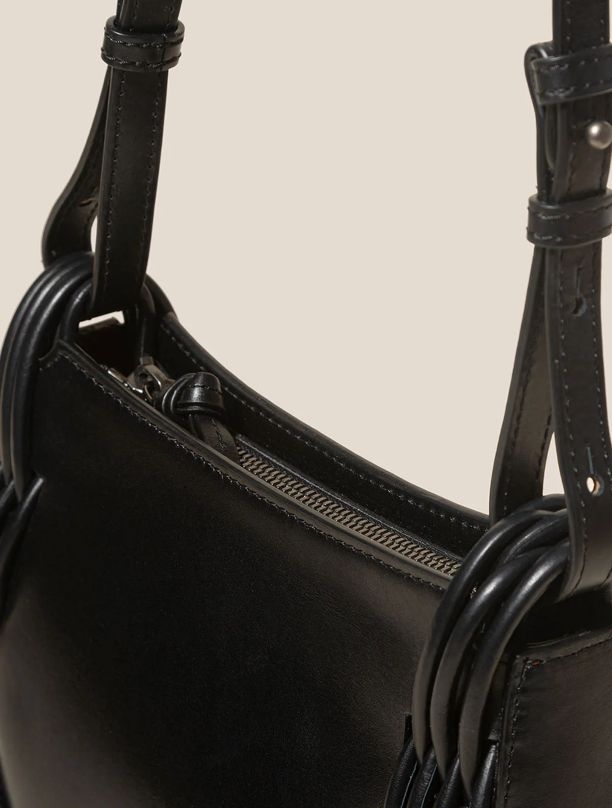 Pinar Braided Detail Crossbody Bag