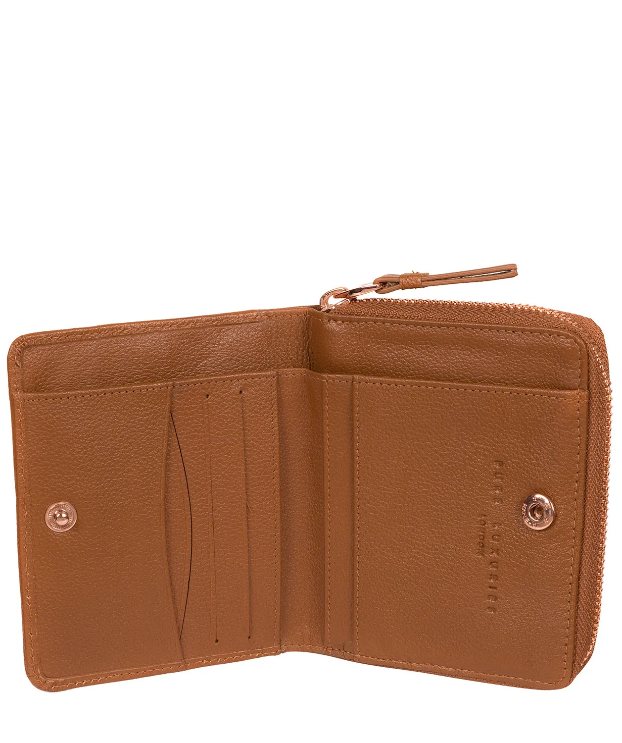 'Piper' Tan Leather Purse
