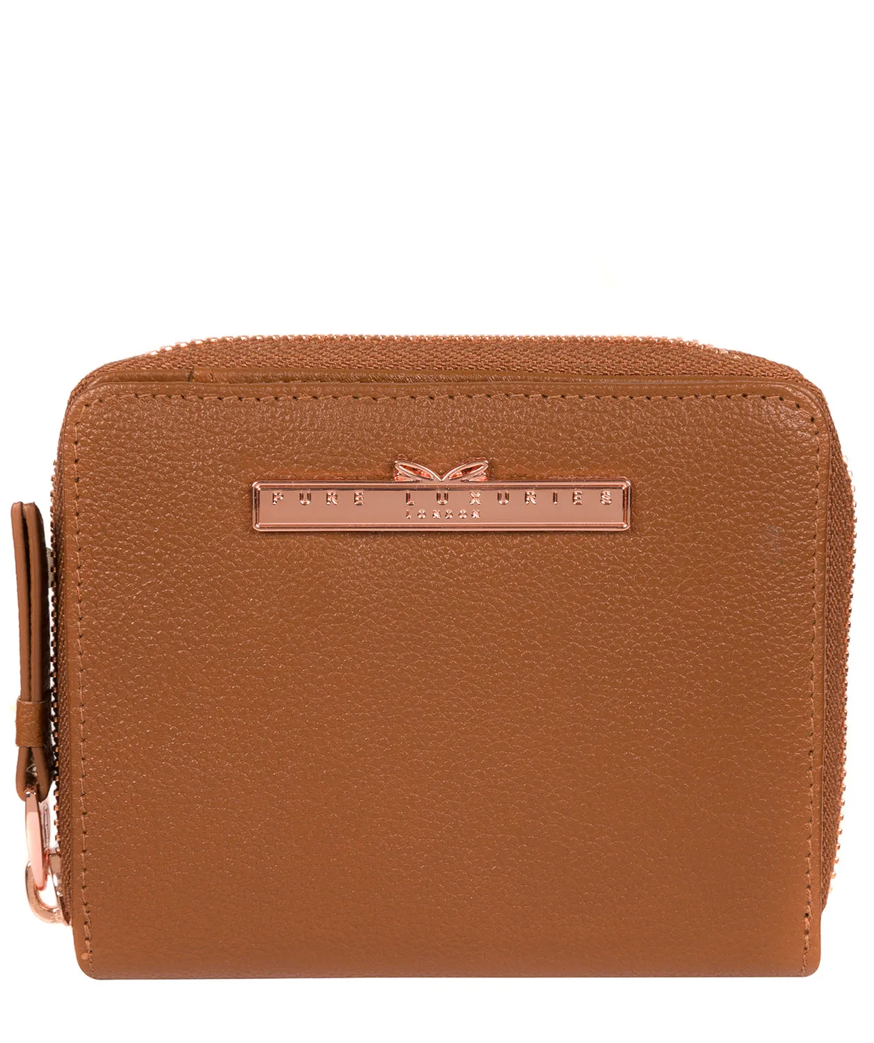 'Piper' Tan Leather Purse
