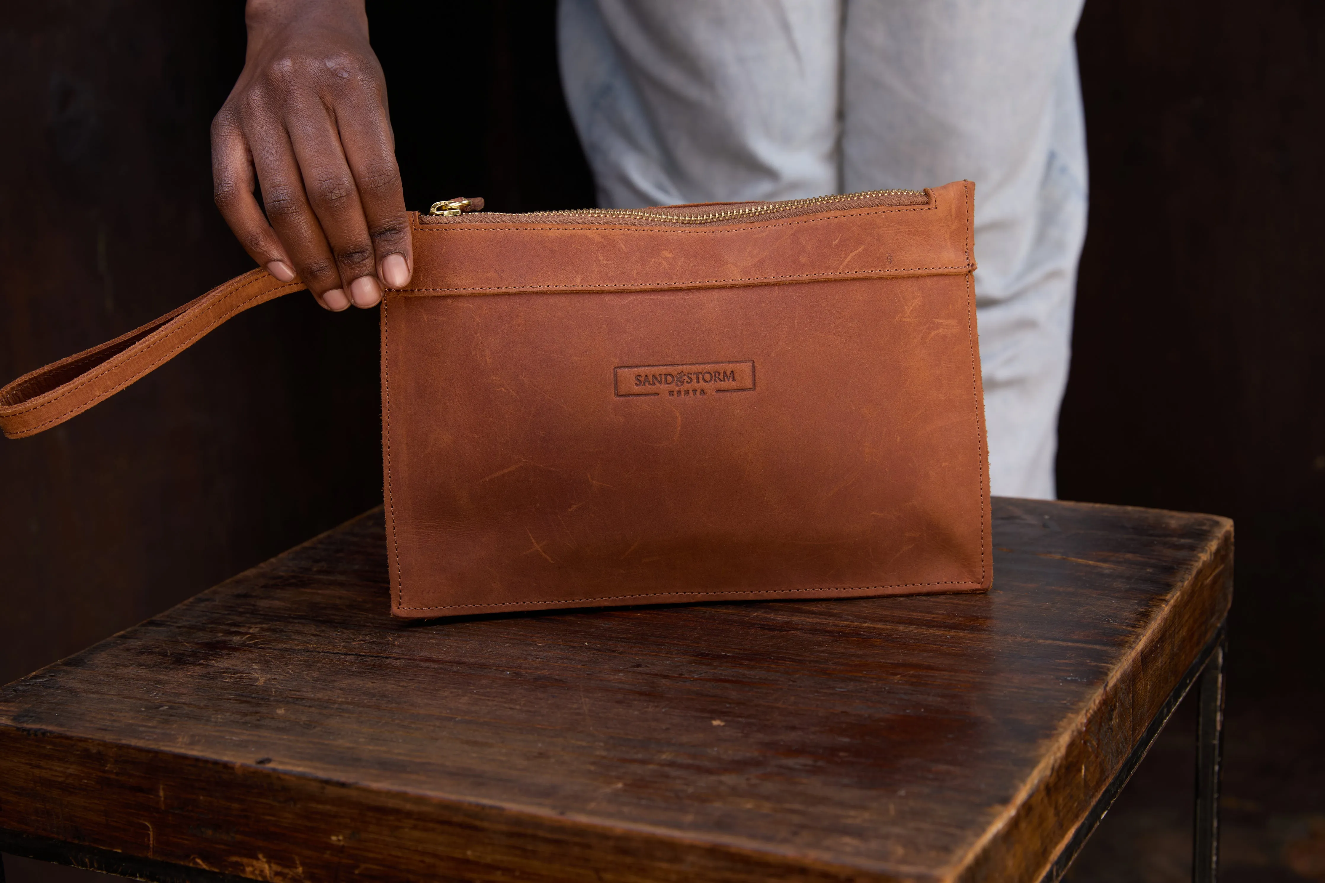 Pull-up Leather Coin Purse