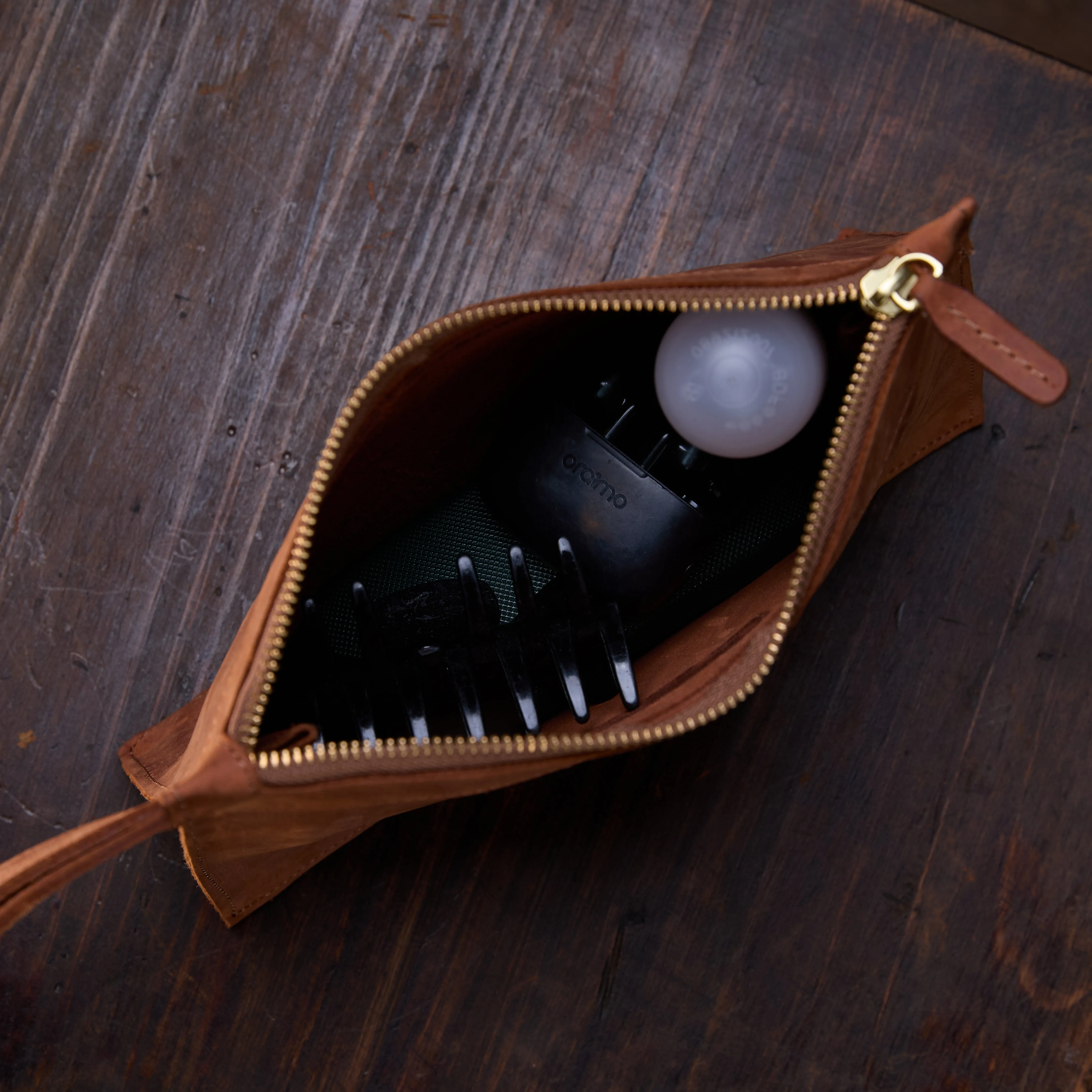 Pull-up Leather Coin Purse