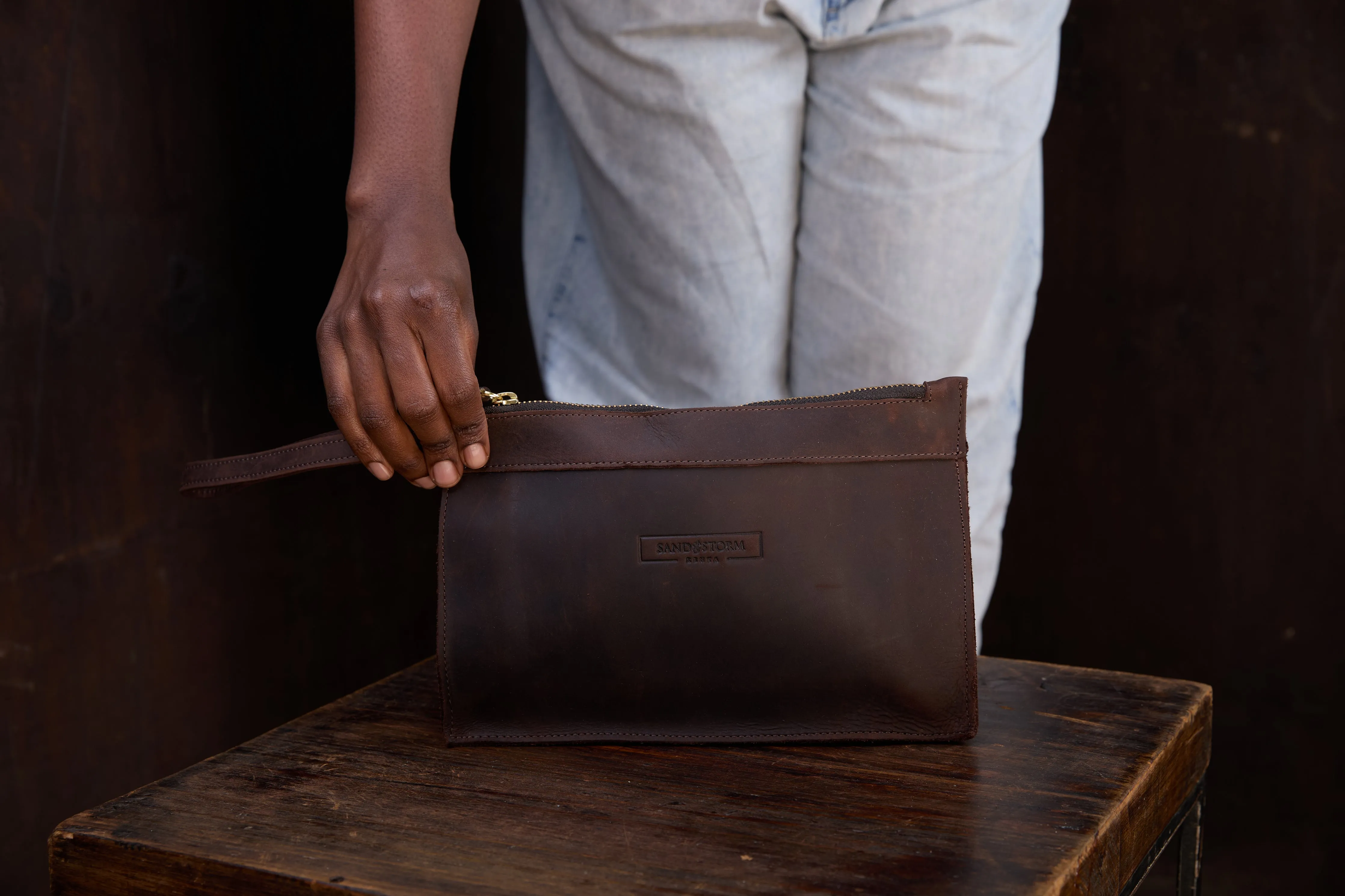 Pull-up Leather Coin Purse
