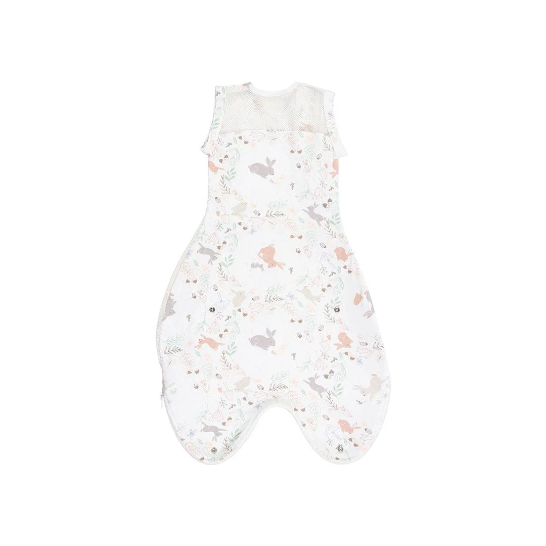 Purflo Swaddle To Sleep Bag - Lightweight - 0.5 TOG - Storybook Nutmeg