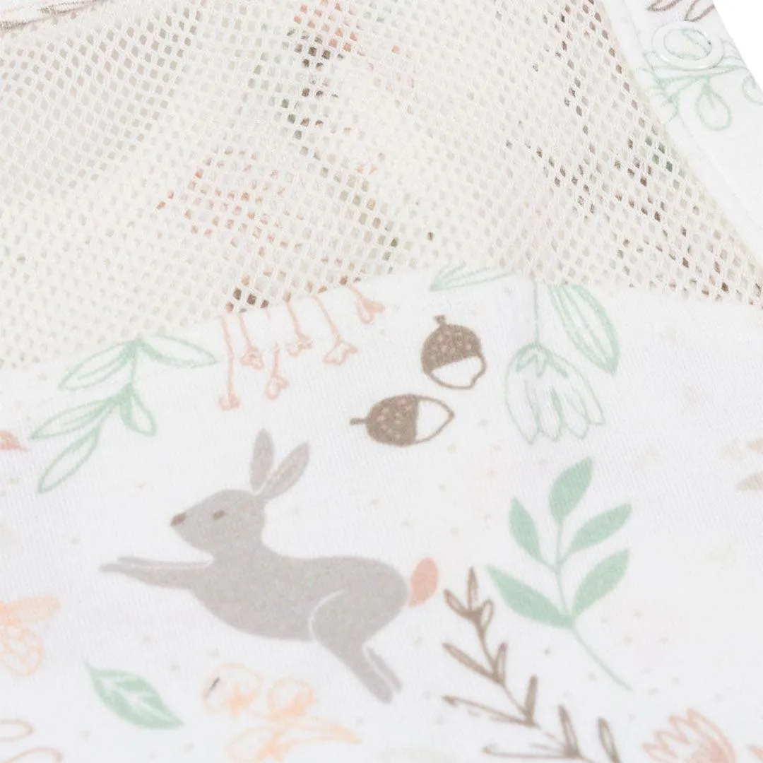 Purflo Swaddle To Sleep Bag - Lightweight - 0.5 TOG - Storybook Nutmeg