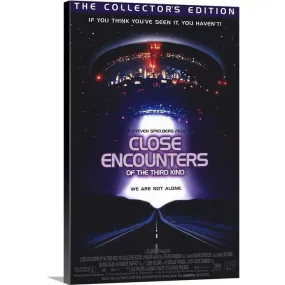 "Close Encounters of the Third Kind (1977)" Canvas Wall Art - Multi