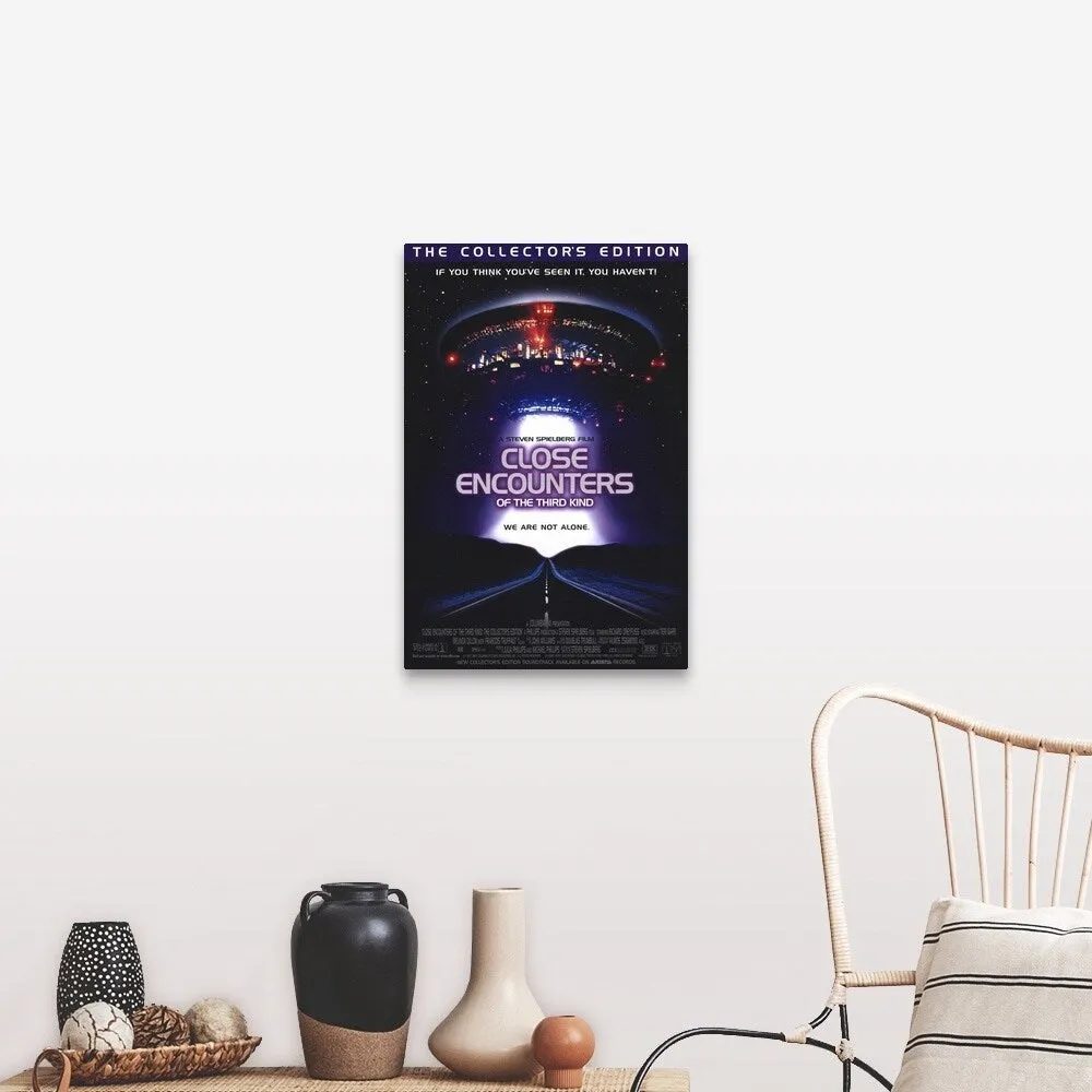 "Close Encounters of the Third Kind (1977)" Canvas Wall Art - Multi