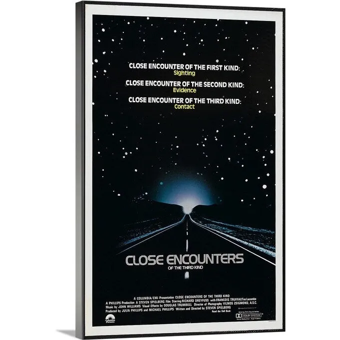 "Close Encounters of the Third Kind (1977)" Canvas Wall Art