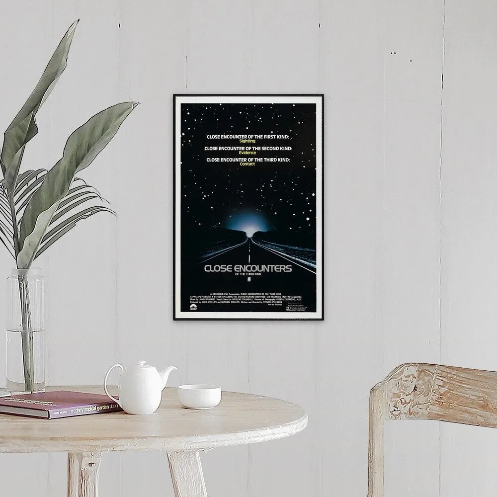 "Close Encounters of the Third Kind (1977)" Canvas Wall Art