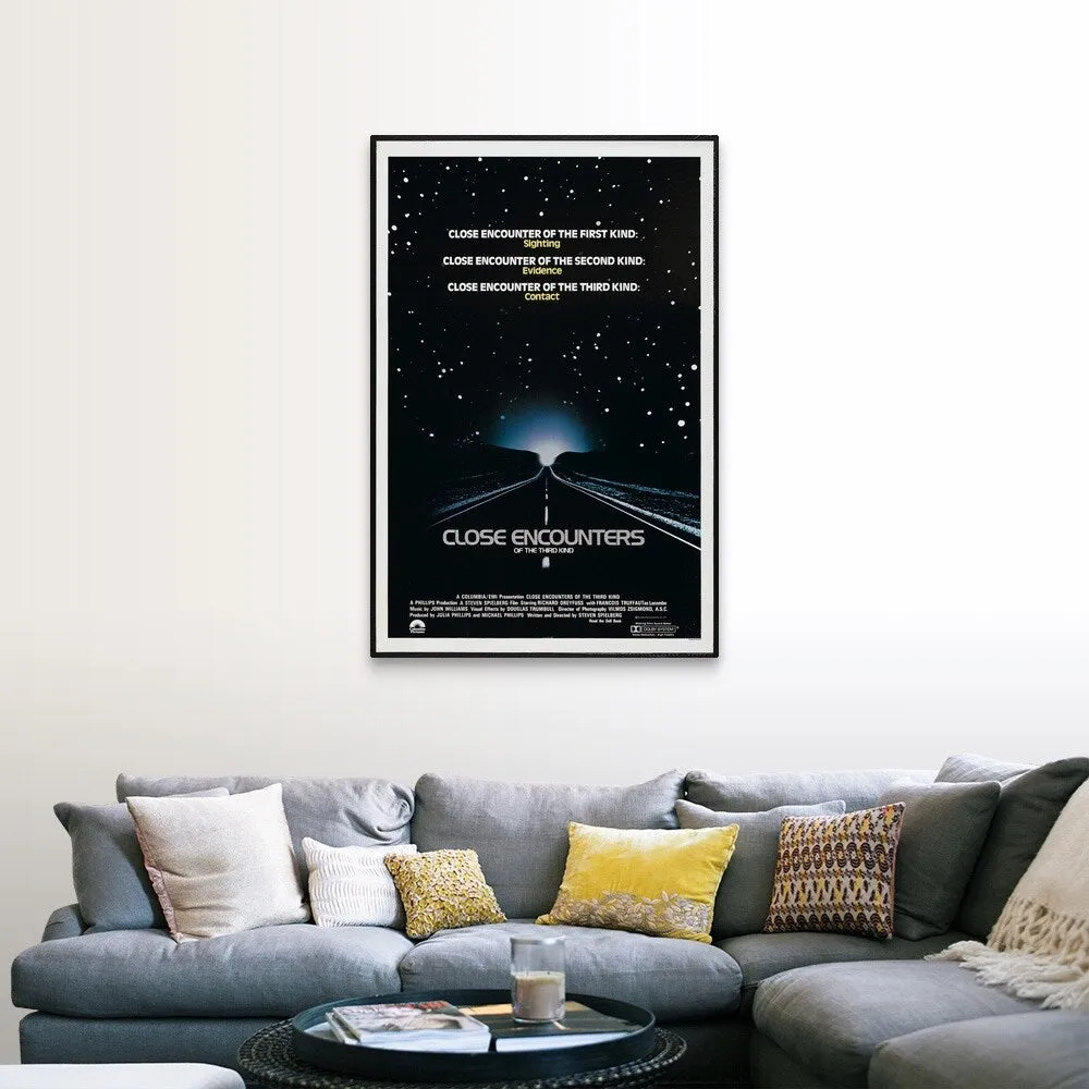 "Close Encounters of the Third Kind (1977)" Canvas Wall Art