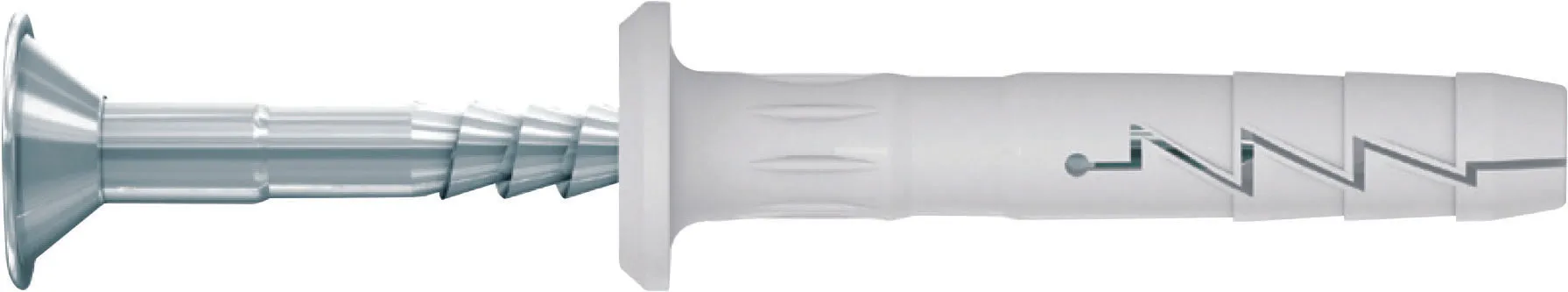 RAWLPLUG NYL NAIL-IN FIXING 6X40MM CYL HEAD X20-BAG RAW R-S1-FX-N06C040-20