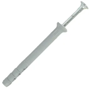 RAWLPLUG NYL NAIL-IN FIXING 8X80MM   CSK HEAD X10 -BAG RAW R-S1-FX-N08L080-10