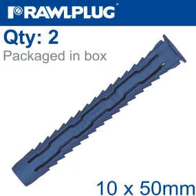 RAWLPLUG UNIVERSAL NYL PLUG 14X100MM 2 -BAG RAW R-S1-4ALL-14-100-2