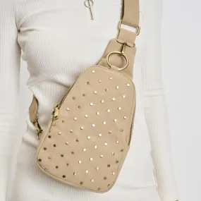 Regina Studded Sling Backpack
