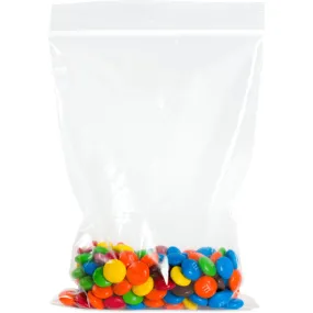 Resealable Clear Bags, Assorted Sizes, 100 bags/pack