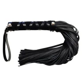 Rouge Short Leather Flogger With Studs