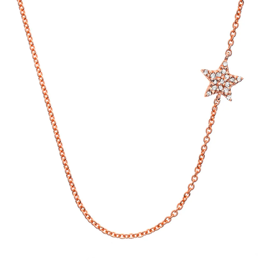 Sideways Star Necklace