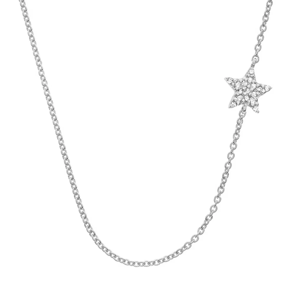 Sideways Star Necklace