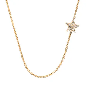 Sideways Star Necklace