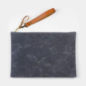 Small Zip Folio w/ Leather Wristlet