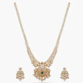 Sonali Nakshatra CZ Long Necklace Set