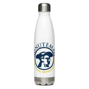 Stainless Steel Water Bottle - Round Logo