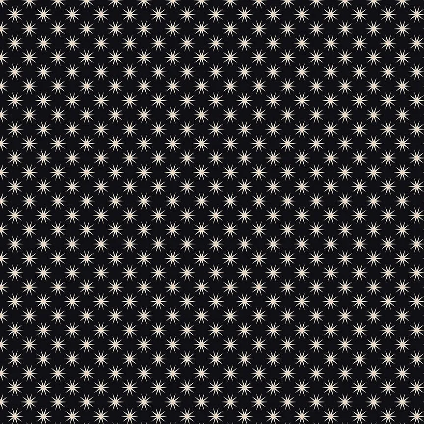 Star Studded - Black/White