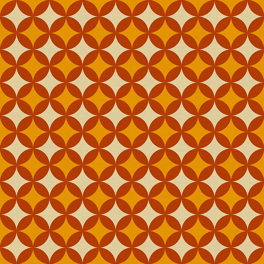 Star Studded - Brown/Mustard