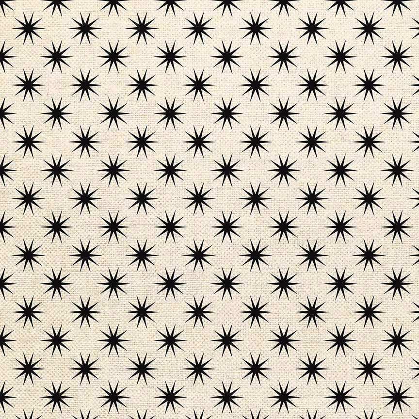Star Studded - White/Black