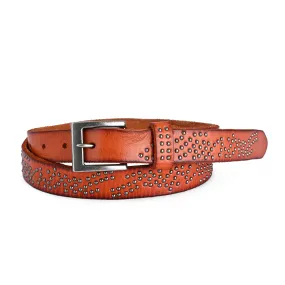 Stardust Leather Belt