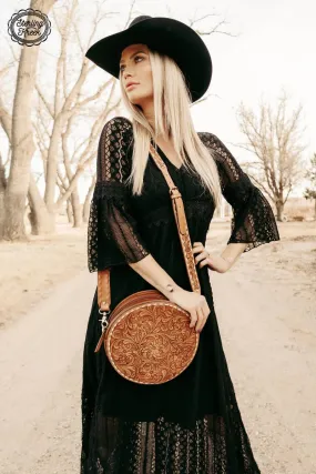 Sterling Kreek Stockyard Tooled Canteen Bag