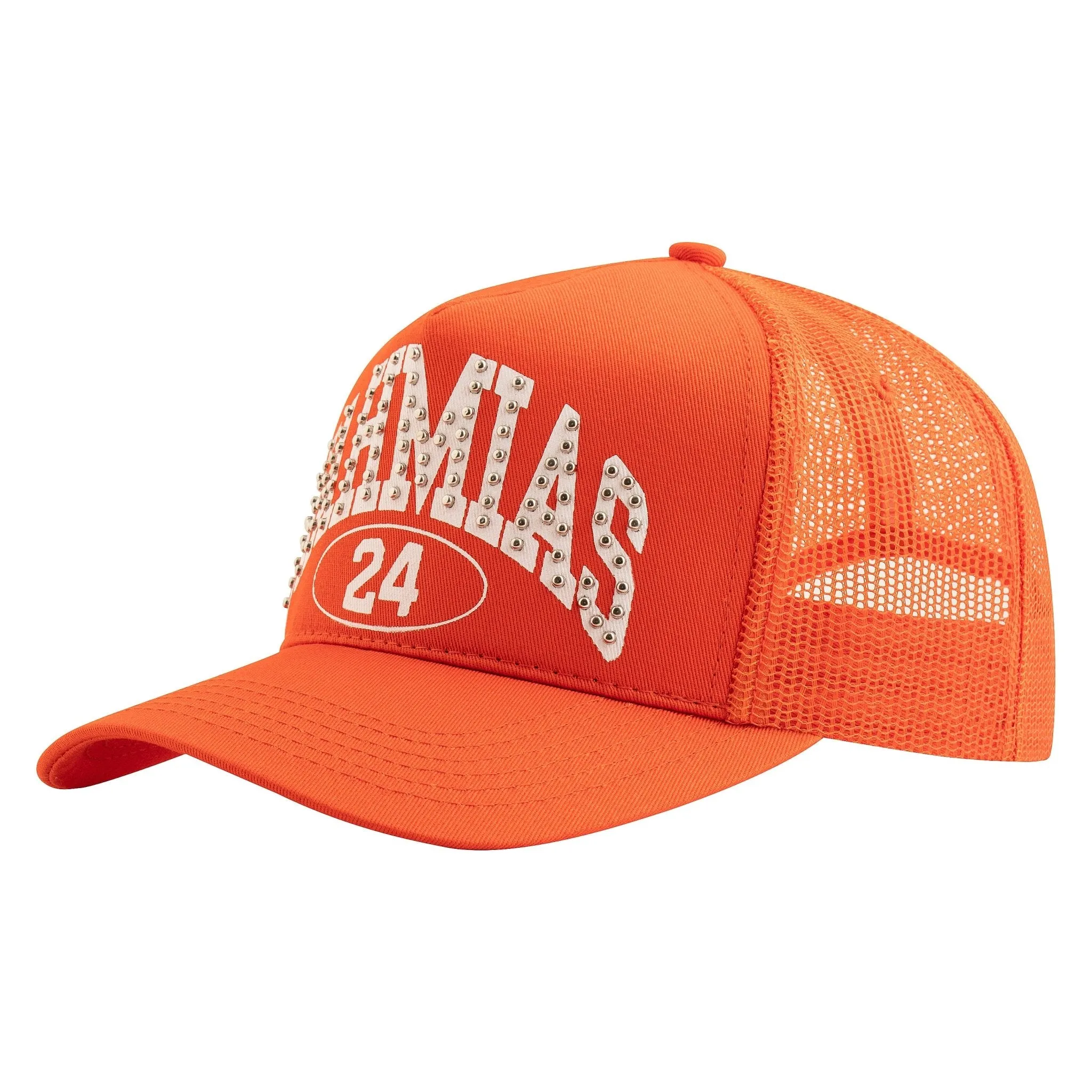 Studded Marquee Trucker Hat | Orange