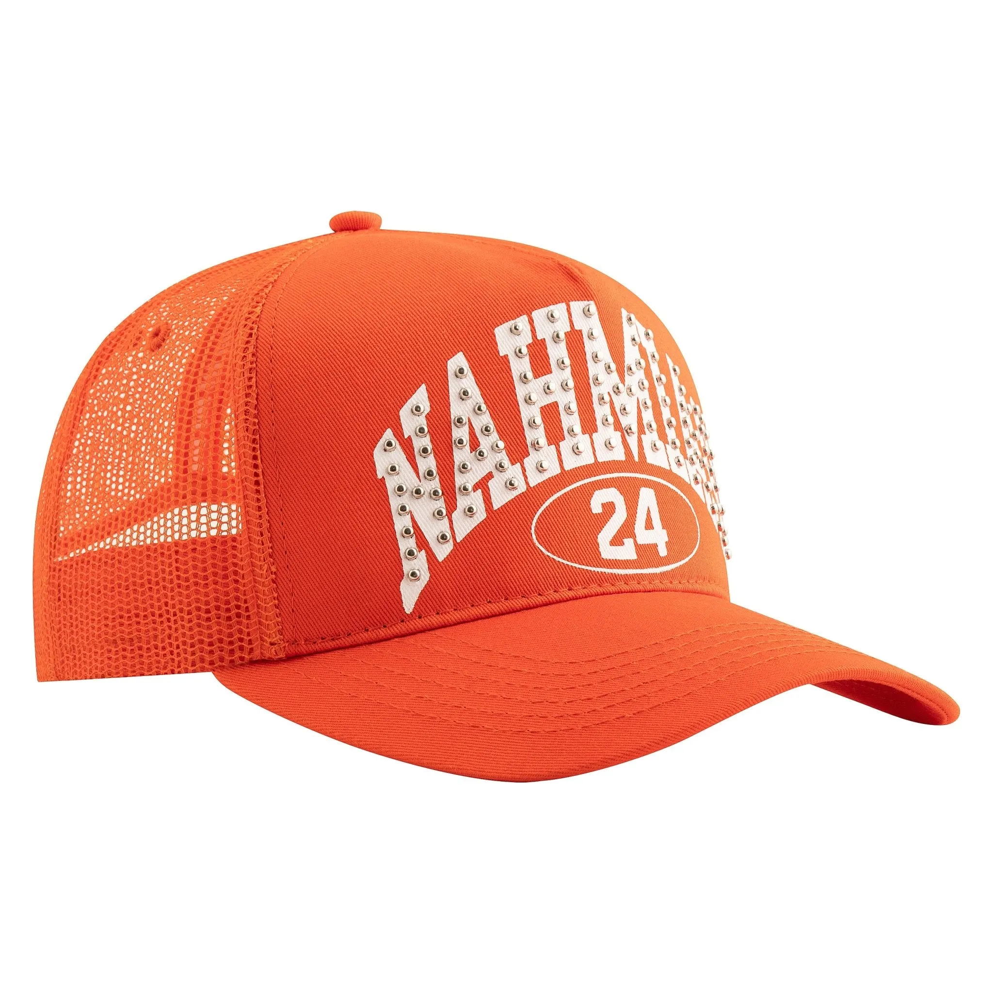 Studded Marquee Trucker Hat | Orange
