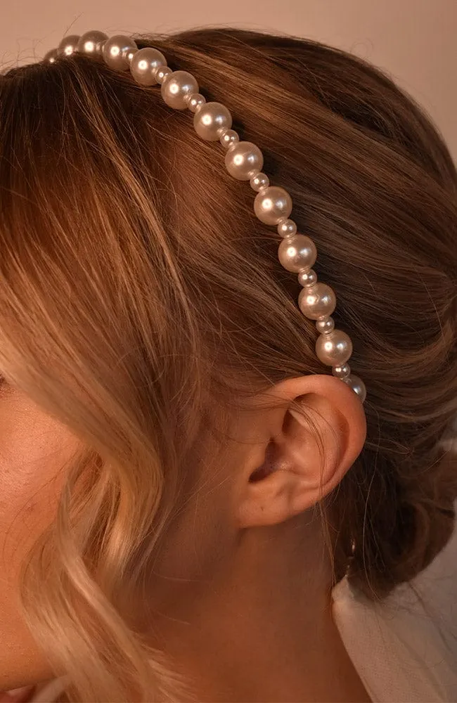 Studded Pearl Headband