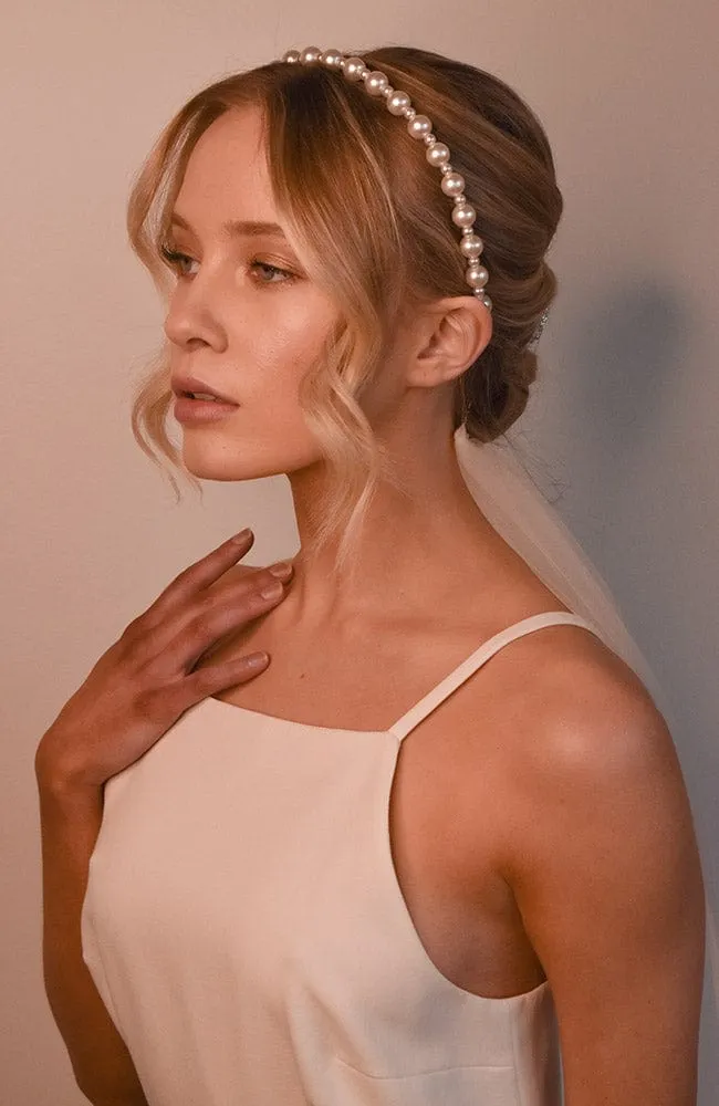 Studded Pearl Headband