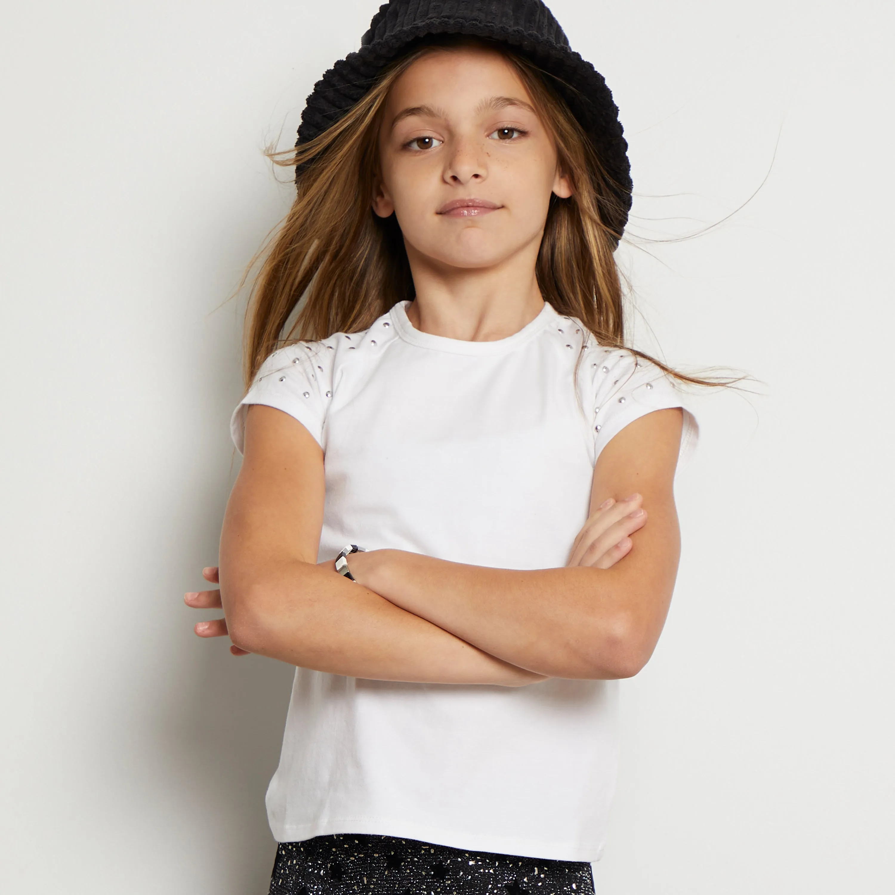 Studded Raglan Tee