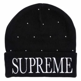 Supreme Studded Beanie Black