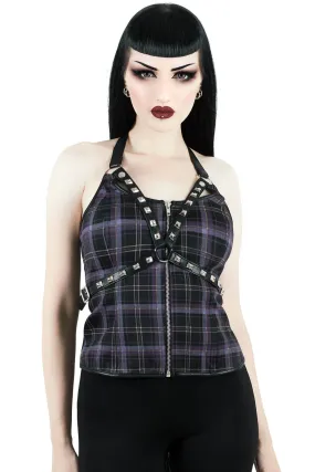 Suzie Harness Top [TARTAN]