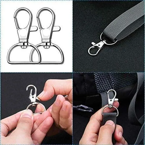 Swivel Clasp Hook 1.5" - Silver