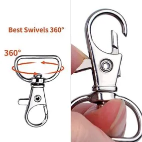 Swivel Clasp Hook 1.5" - Silver
