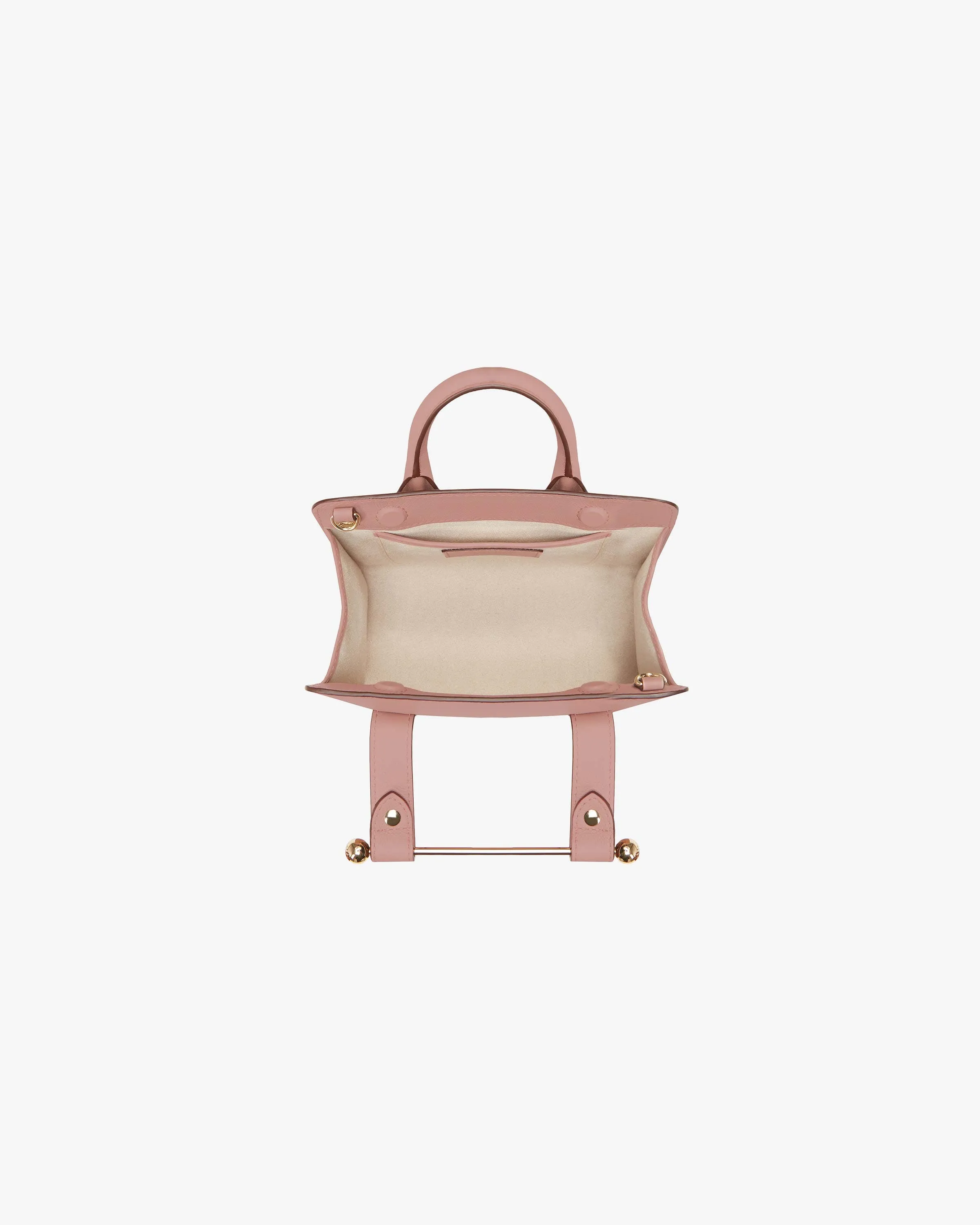 The Strathberry Nano Tote - Blush Rose
