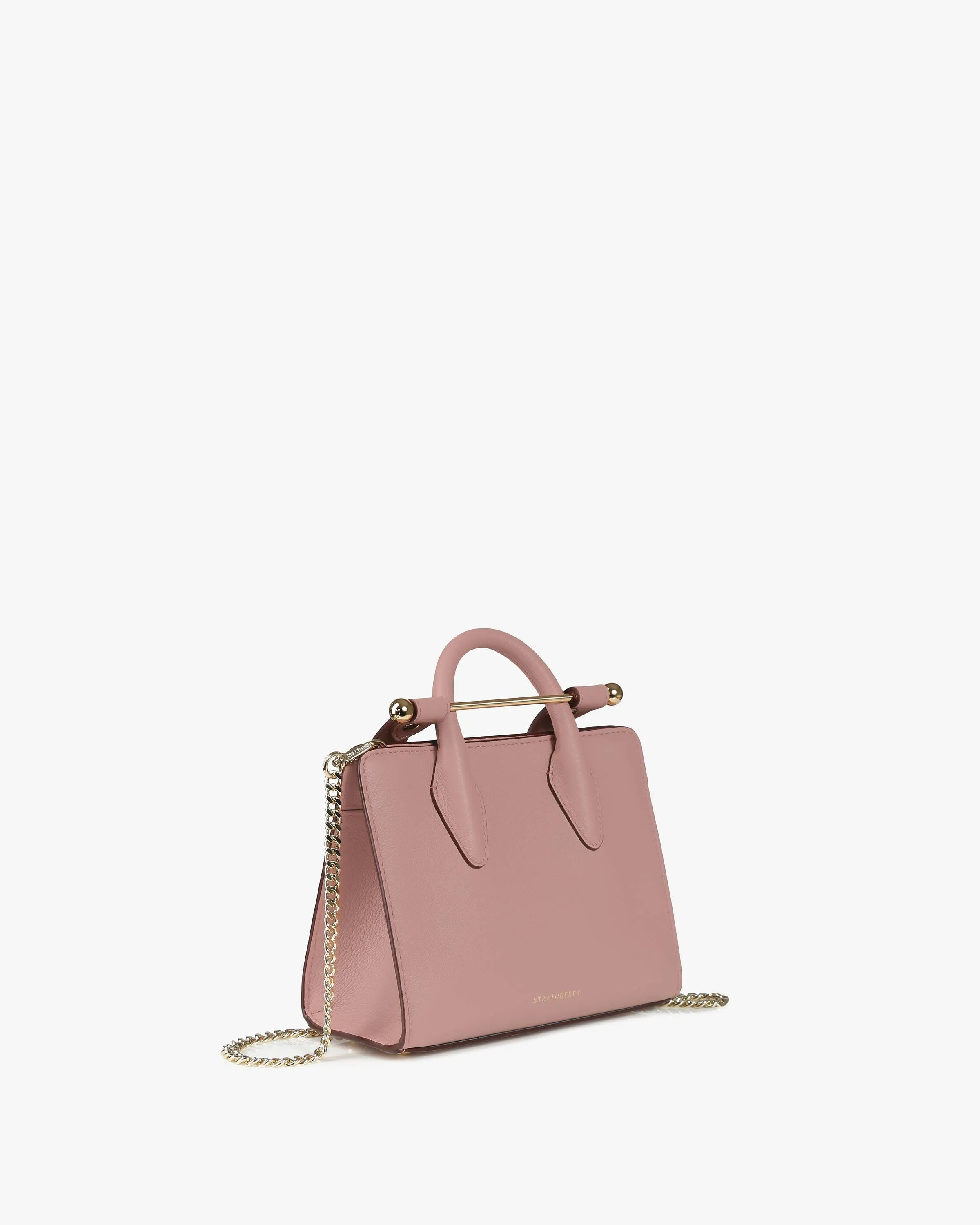 The Strathberry Nano Tote - Blush Rose