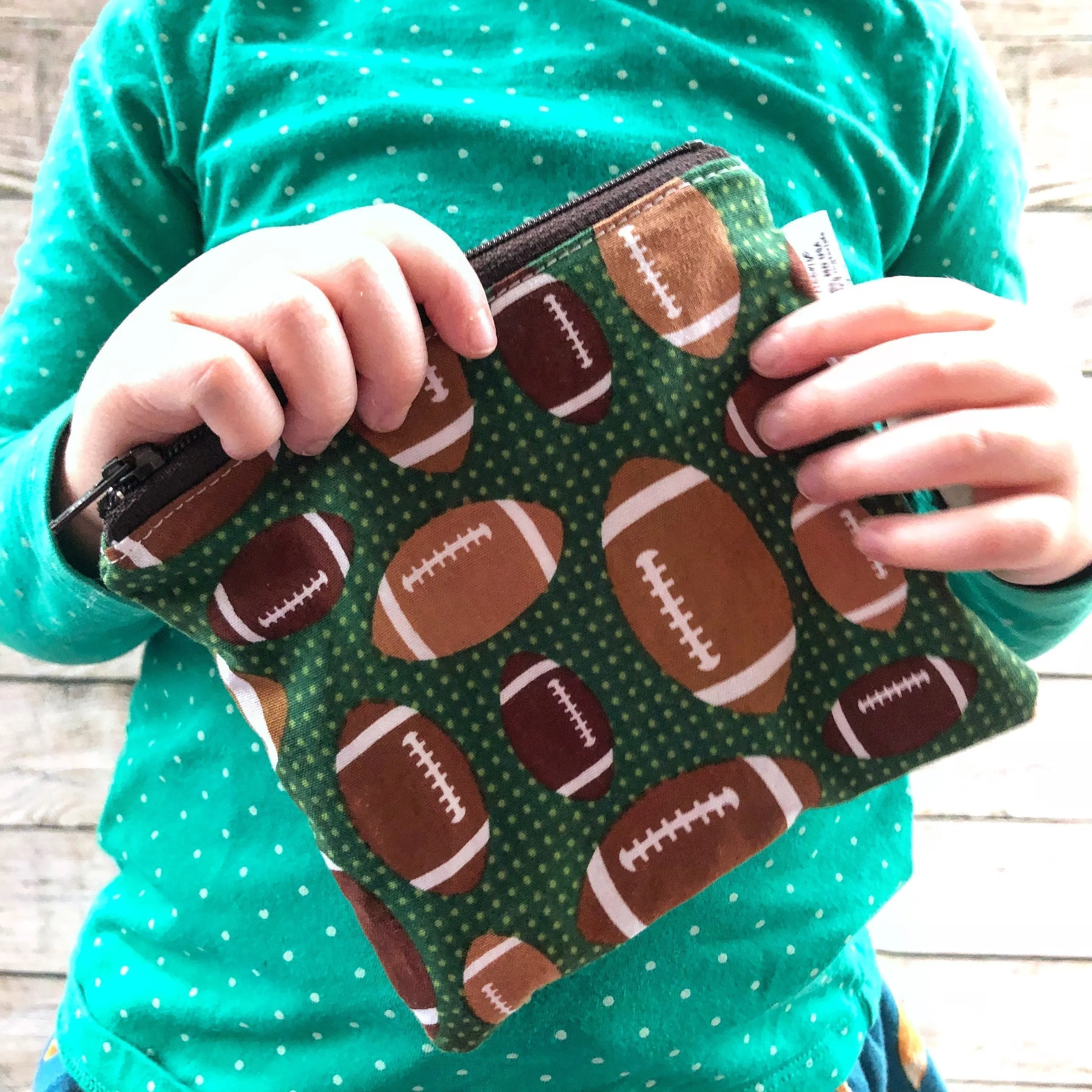 Toddler Sized Reusable Zippered Bag Maryland
