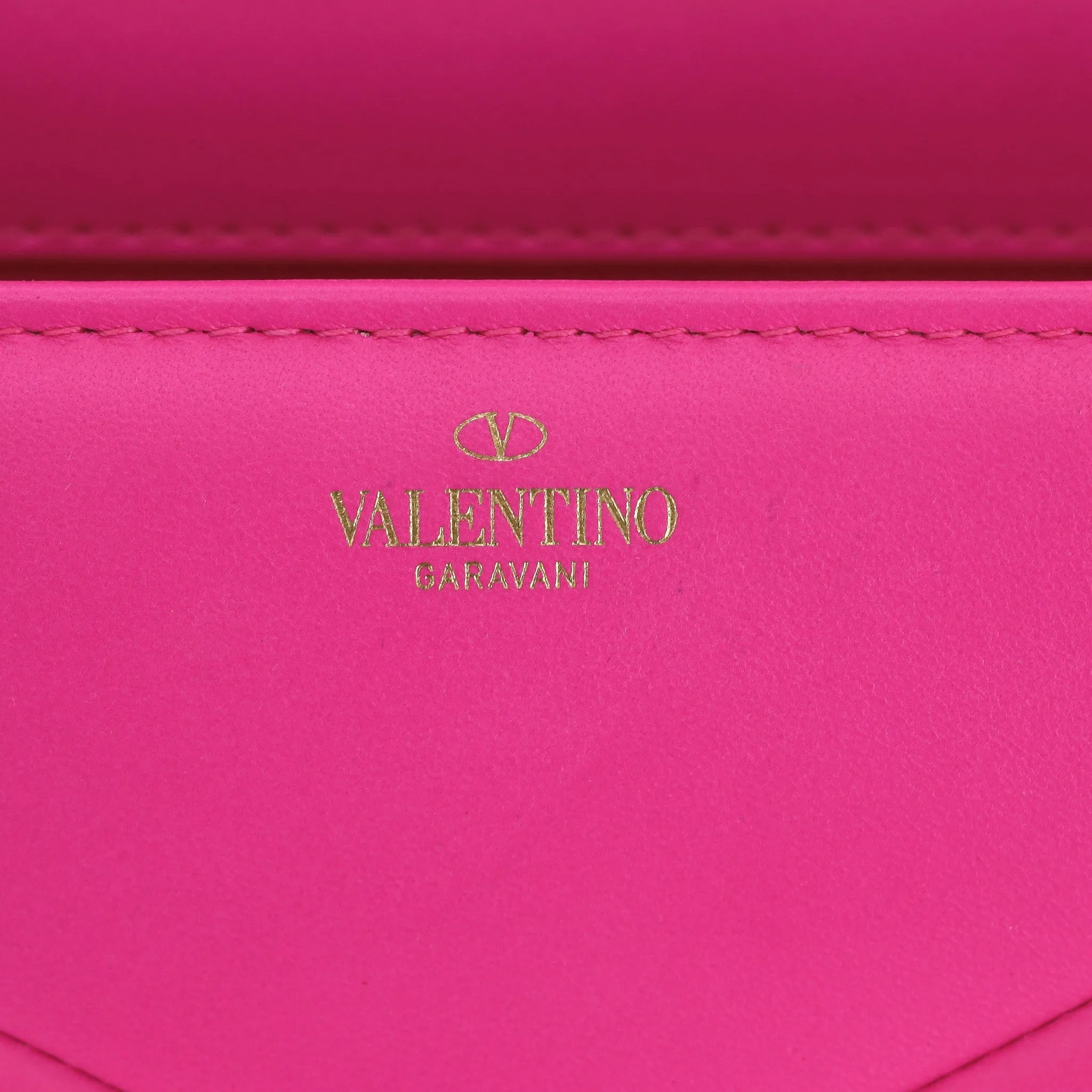 Valentino One Stud Small Leather Top Handle/Crossbody Bag