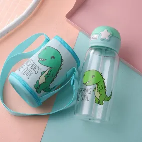 Water Bottle | Green Dinosaur