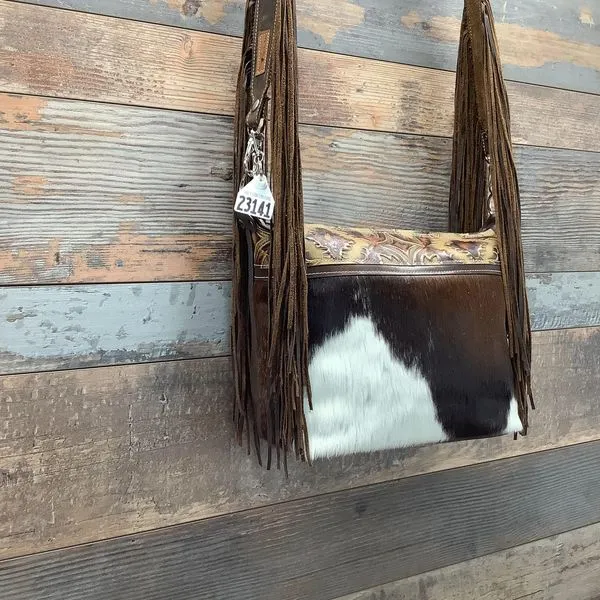 Western Mini Leather Fringe Strap 36" #23141