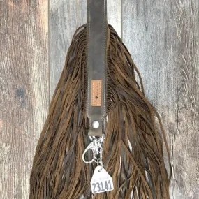 Western Mini Leather Fringe Strap 36" #23141