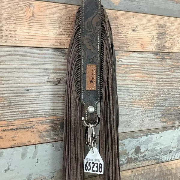 Western Mini Leather Fringe Strap 36" #65238