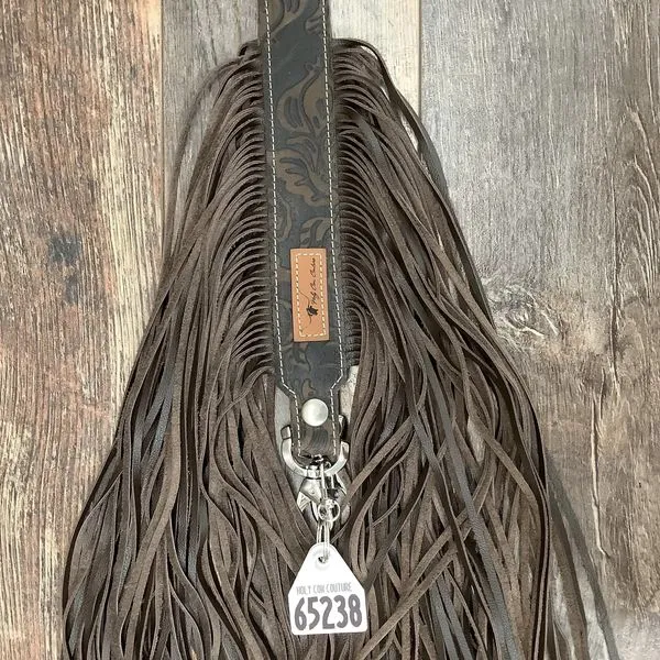 Western Mini Leather Fringe Strap 36" #65238