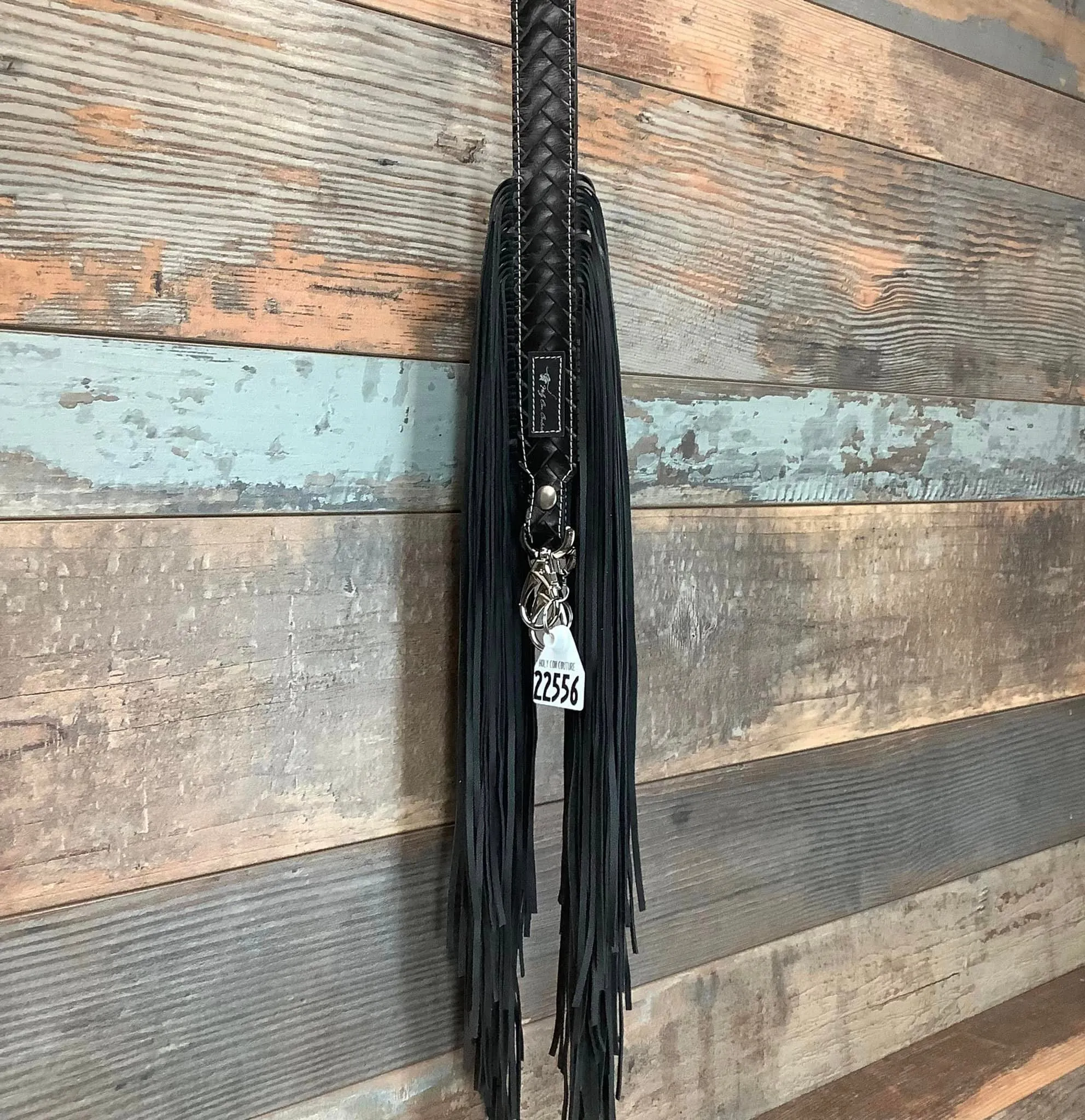 Western Mini Leather Fringe Strap 48" #22556