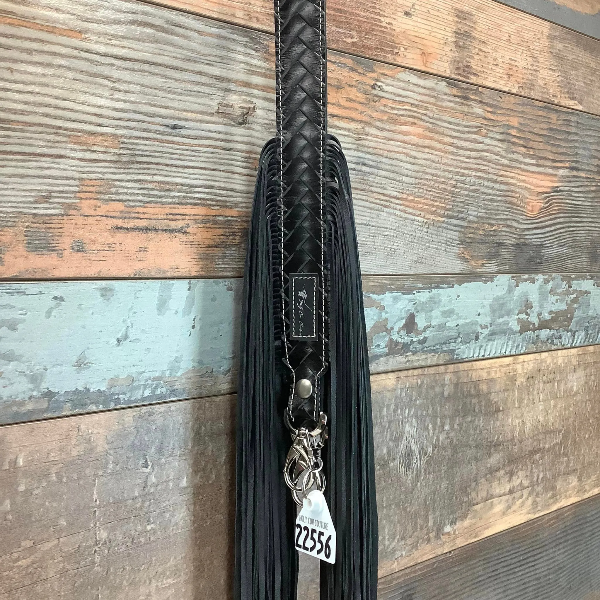 Western Mini Leather Fringe Strap 48" #22556